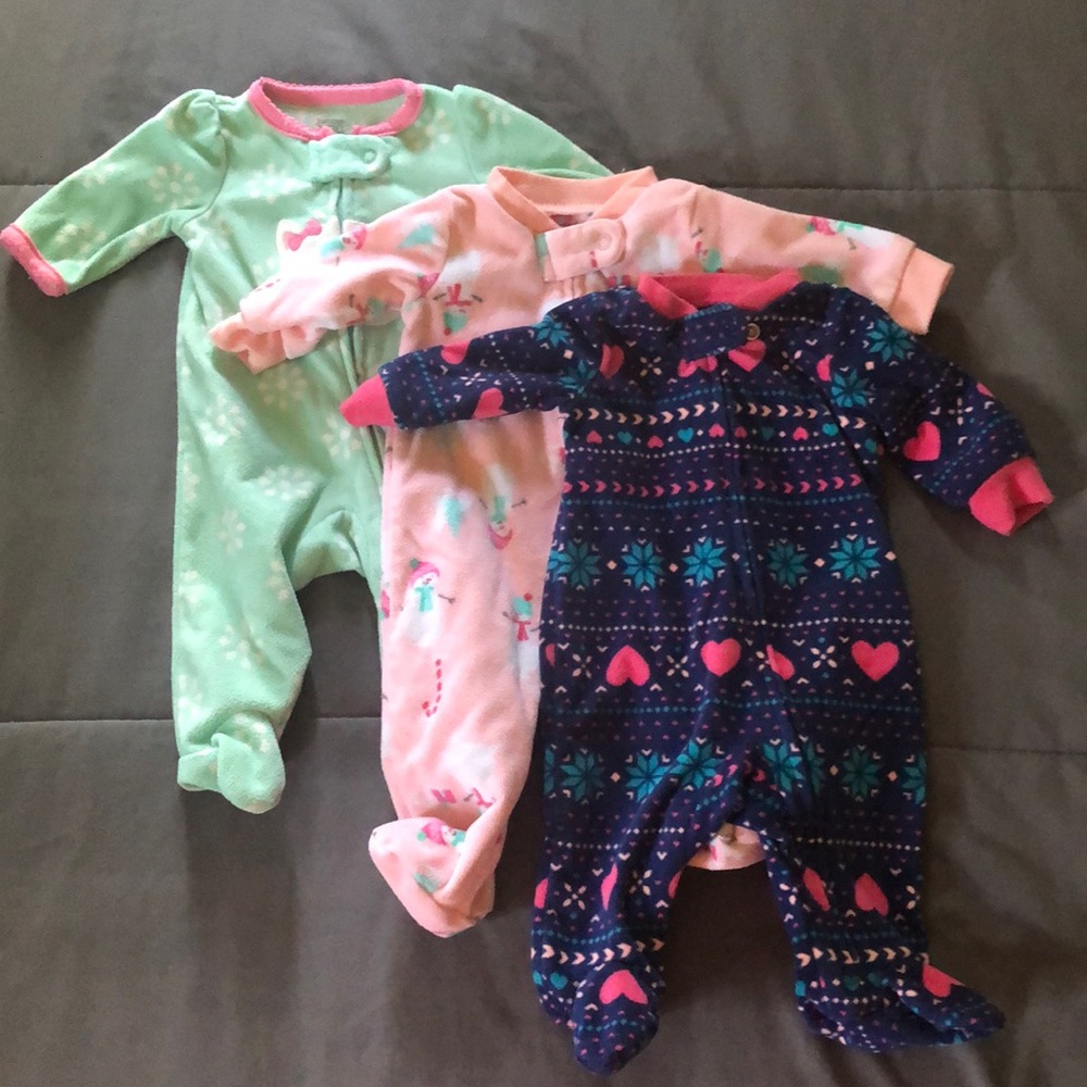 Baby fleece onesie